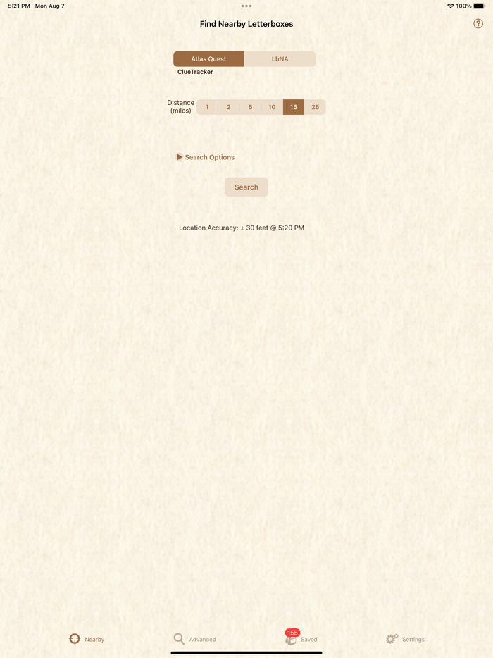 Clue Tracker for Letterboxing