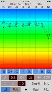 hearing analyzer portrait iphone screenshot 2