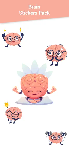 Game screenshot Brain Stickers for iMessage mod apk