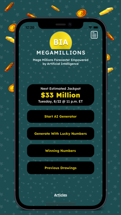 Bia Megamillions Screenshot