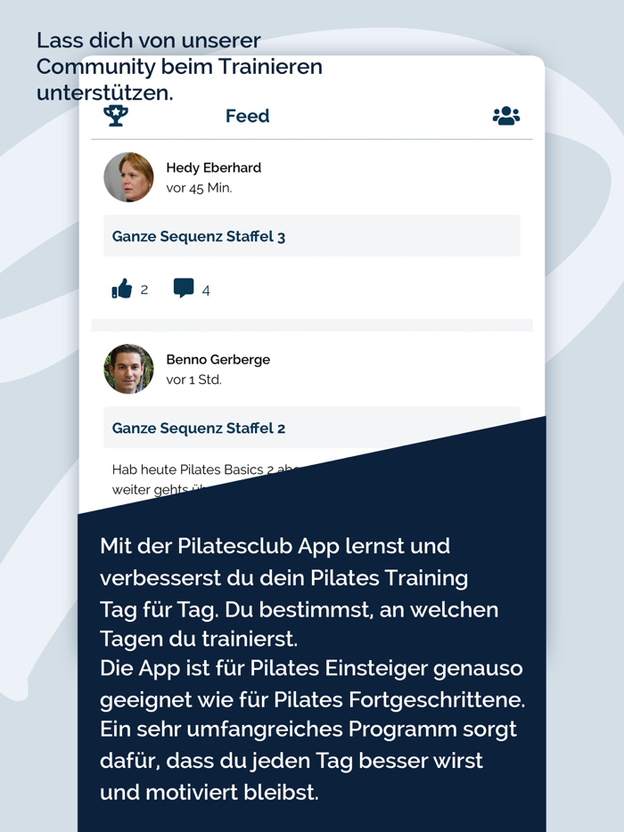 Pilates Workouts and Übungen