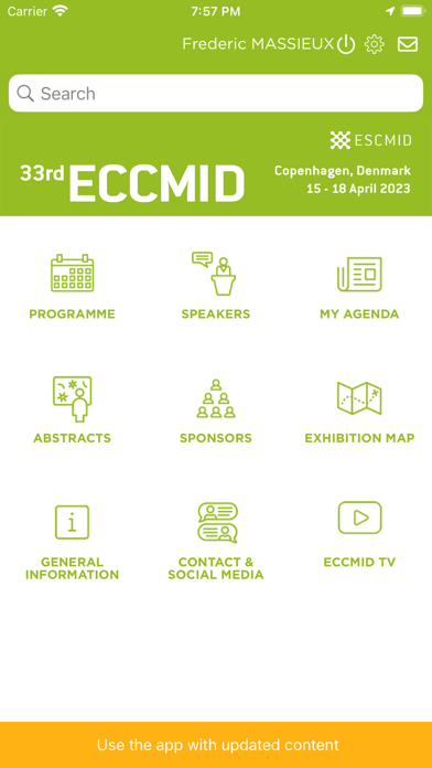 ECCMID 2023 Screenshot