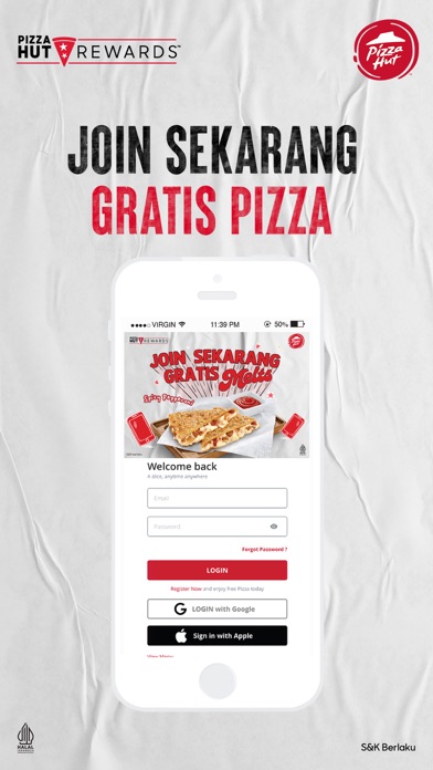 Pizza Hut Indonesia Screenshot