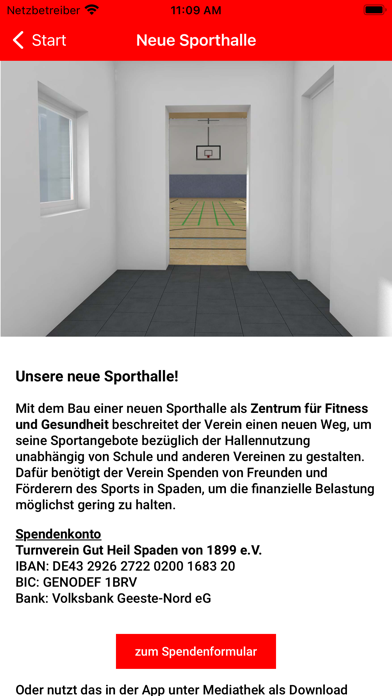 Turnverein Gut Heil Spaden Screenshot