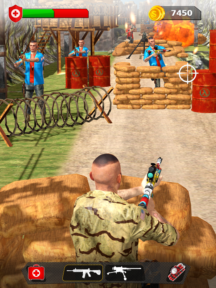 Cover Attack Gun Shooting Game