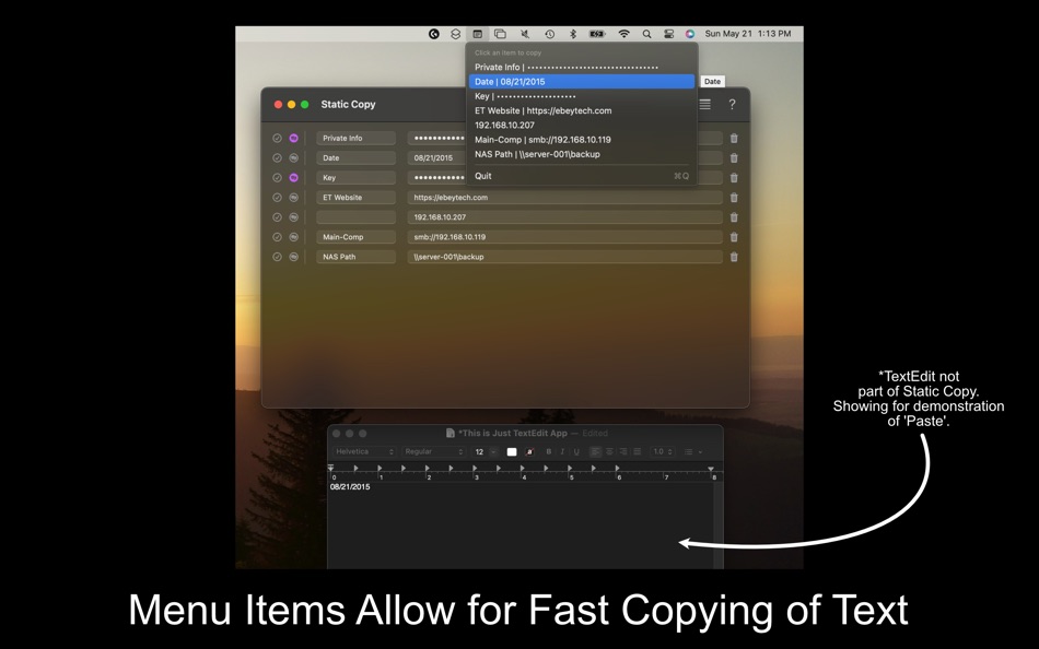 #5. Static Copy (macOS) 由: Ebey Tech LLC