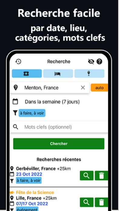 Ideactiv sorties concerts etc Screenshot