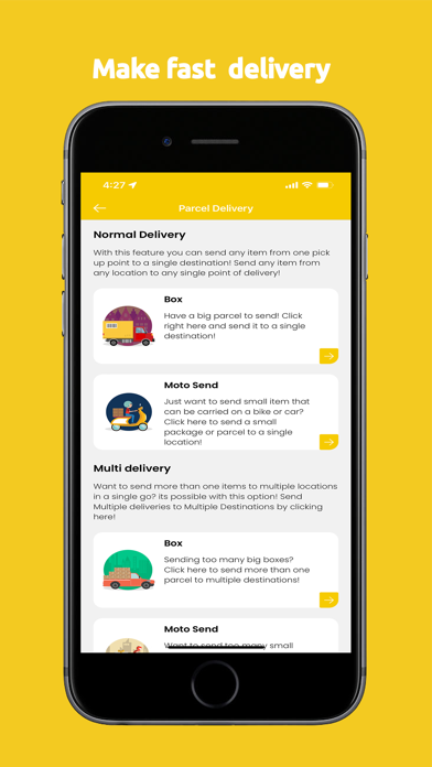 Okride - Delivery & Services Screenshot