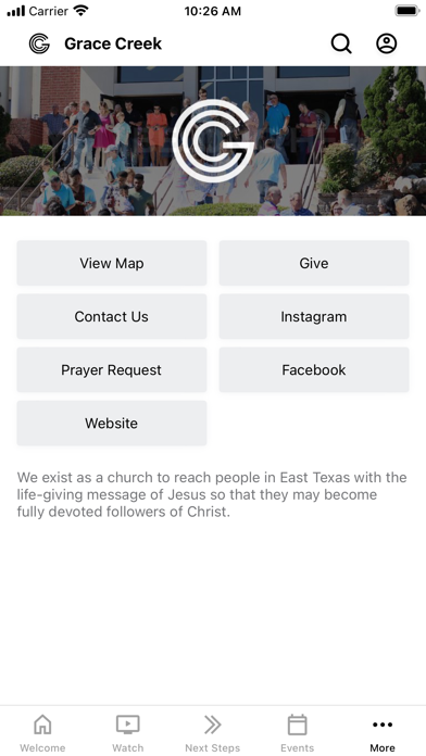 Grace Creek Church Screenshot