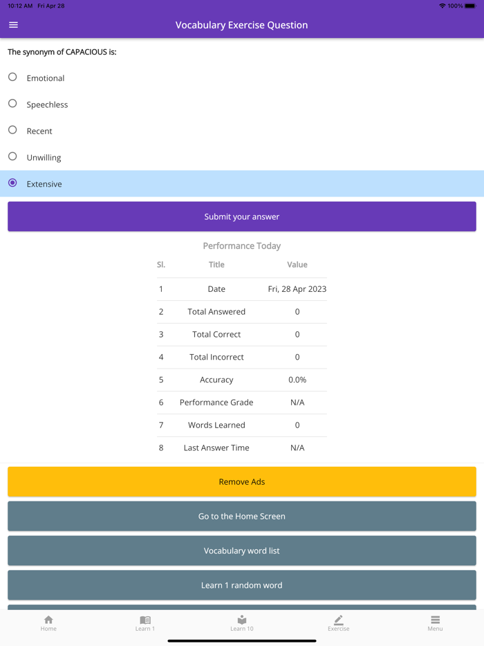 CTET Vocabulary and Practice