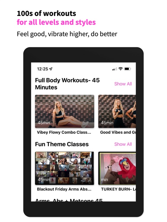 Cass Class Fitness iPad screenshot 3 - Health & Fitness app