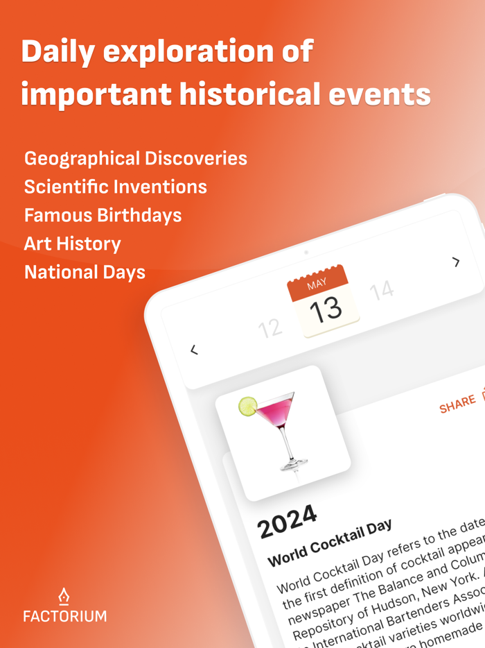 Factorium Daily History Facts