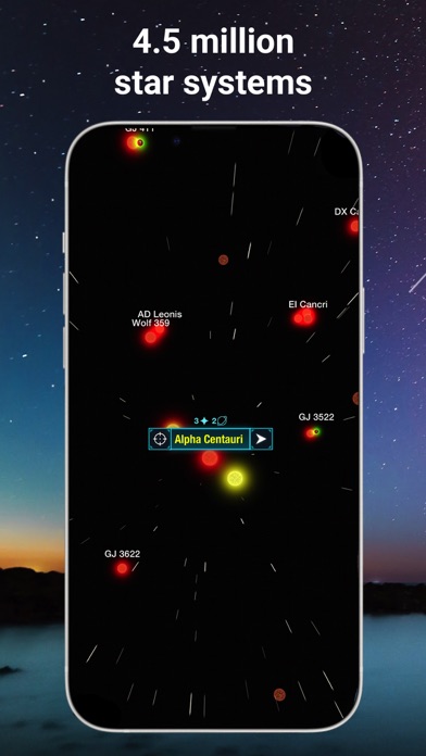 Galaxy Map - Stars and Planets Screenshot