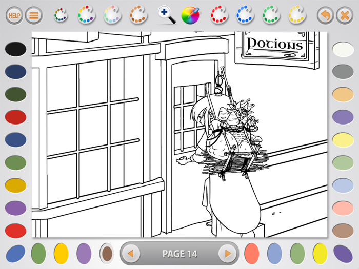 Potion Maker Intricate Color