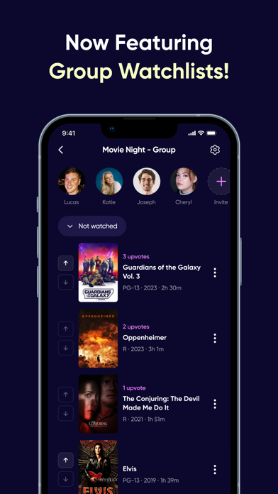 Moviemate: Group Watchlists Screenshot