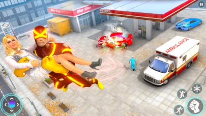 Superhero Flying City Rescue Screenshot