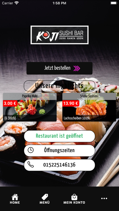 Koji Sushi Bar Screenshot