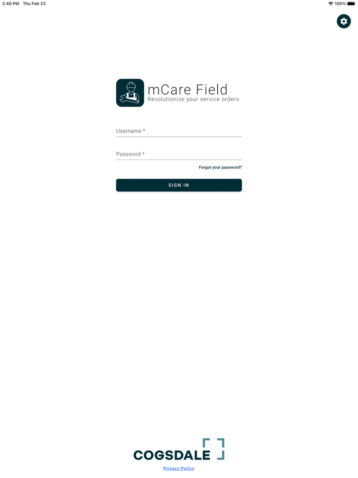 #1. Cogsdale mCare (iOS) 由: Cogsdale