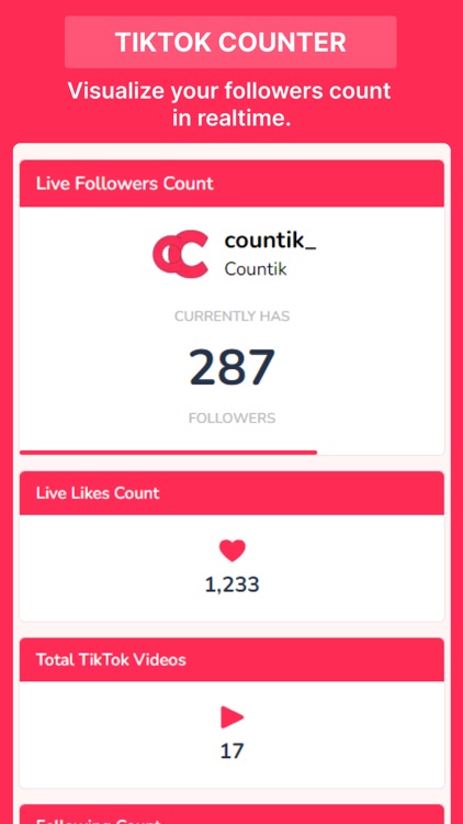 Countik: Analytics & Trends