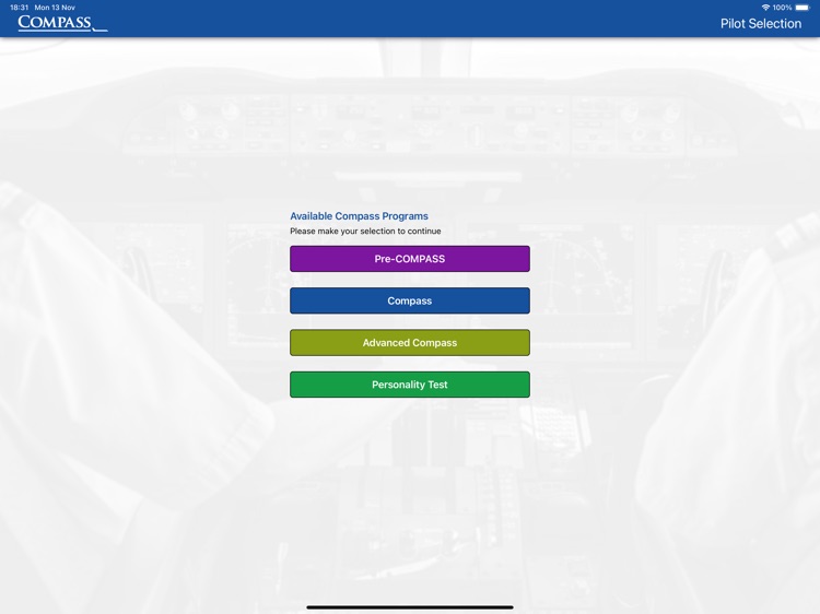 Compass Pilot Selection by Compass International BV