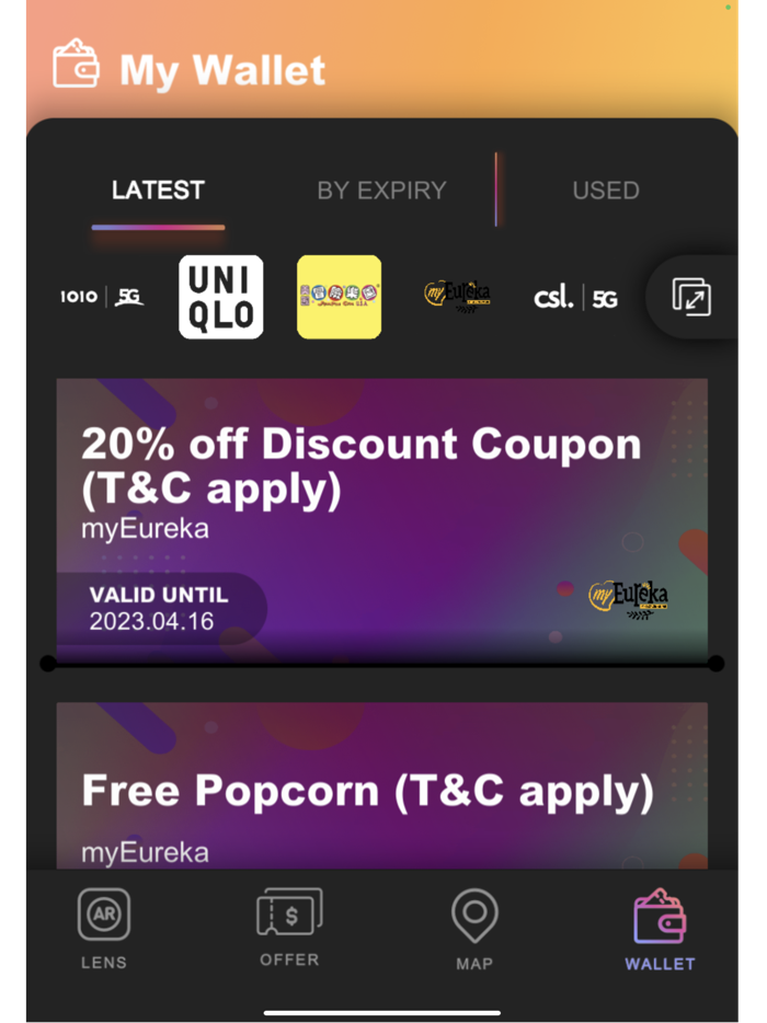 AR Lens - Discover the offers