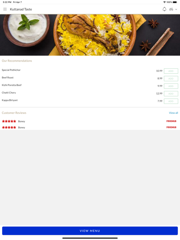 Kuttanad Taste Manchester