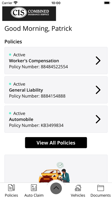 Combined Insurance Service Screenshot