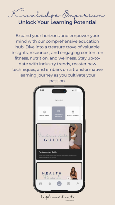 Lift Workout App Screenshot