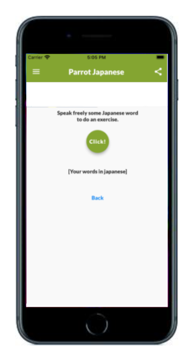 Speak Japanese Like Parrot Pay Screenshot