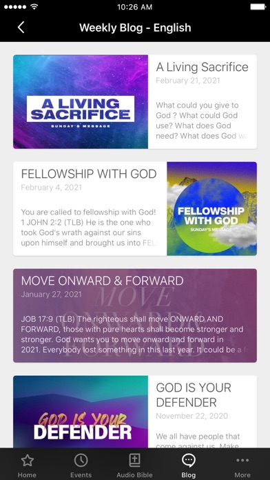 Ascend Church Screenshot