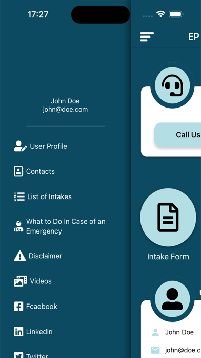 Englander Peebles Injury App Screenshot