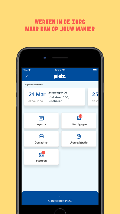 PIDZ – zzp’ers in de zorg Screenshot