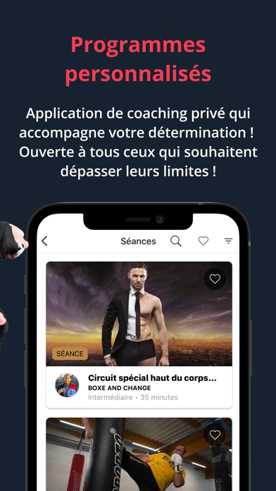 Boxe and Change App Screenshot