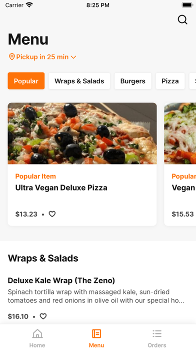 Bakaris Plantbased Pizza Screenshot