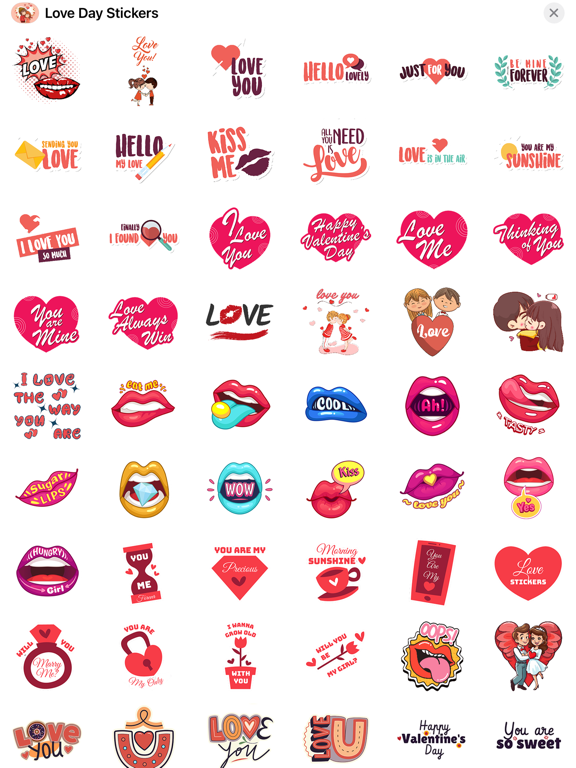 Screenshot #6 pour Happy Love Day Stickers
