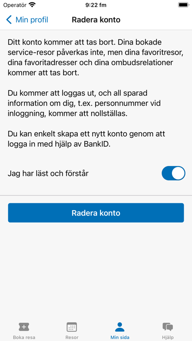Hallandstrafiken Serviceresan Screenshot