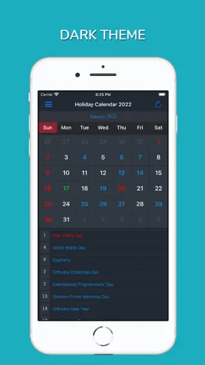 US Holiday Calendar screenshot 3