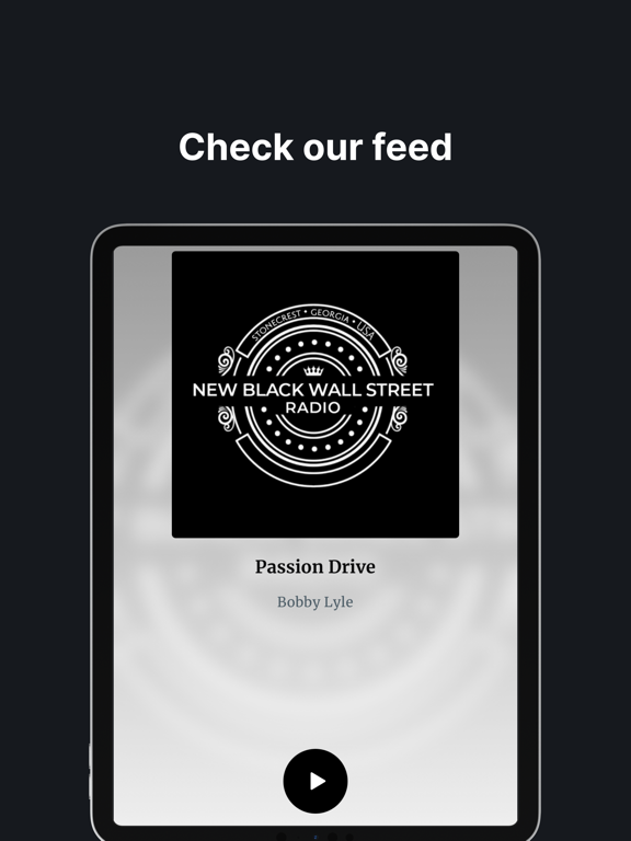 NBWSM Radio iPad screenshot 2 - Music app