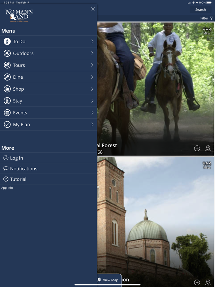 No Mans Land Trip Planner