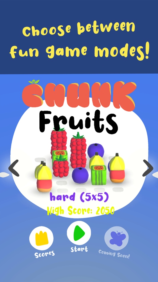 #5. Chunk Fruits - Match-3 Puzzler (iOS) 由: Marc Seibert