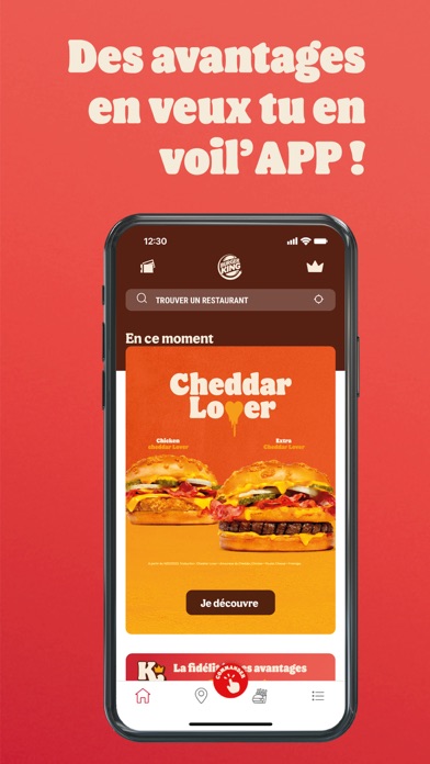 Screenshot #1 pour BURGER KING France