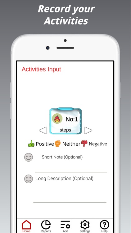 Symptoms & Activities Tracker
