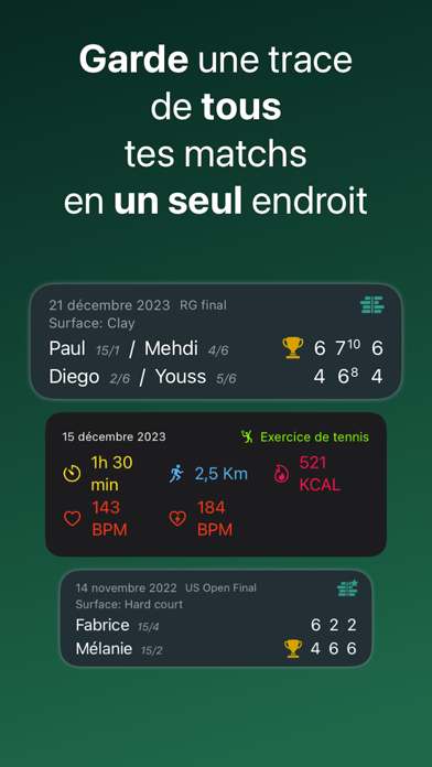 Screenshot #1 pour Statennistics: Tennis tracker