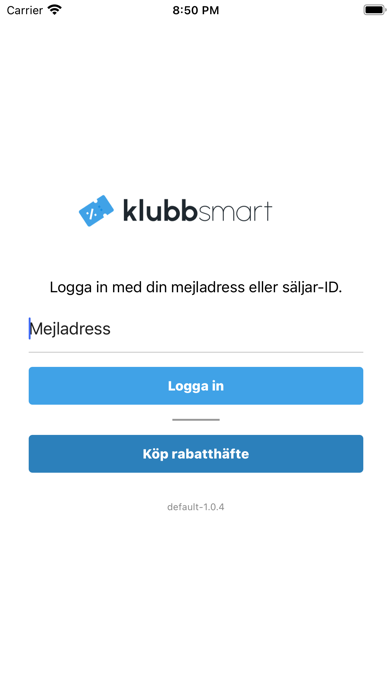 Klubbsmart Screenshot