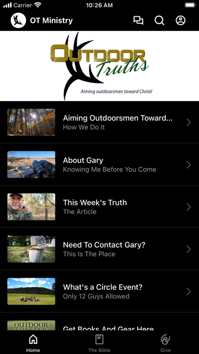 Outdoor Truths Ministry Screenshot