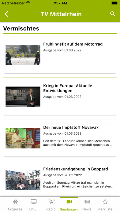 TV Mittelrhein screenshot 4