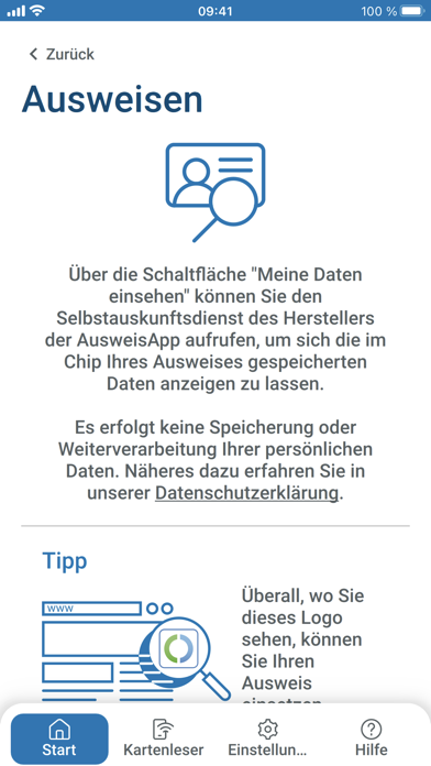 AusweisApp Bund Screenshot