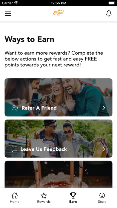 Elevate Coffee Rewards Screenshot