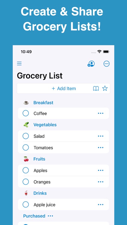 Shoppylist: Grocery List screenshot-0
