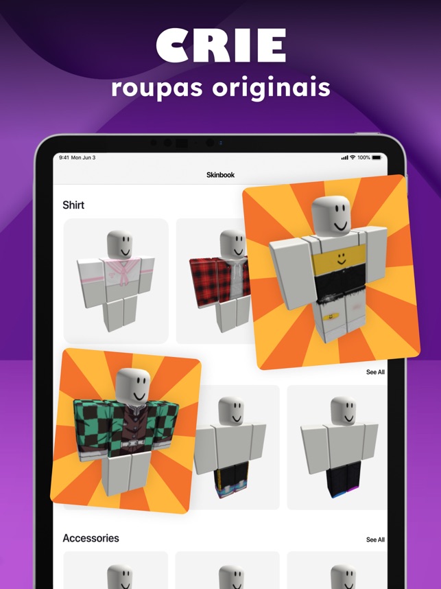 RoKins - Criar Skins Roblox na App Store